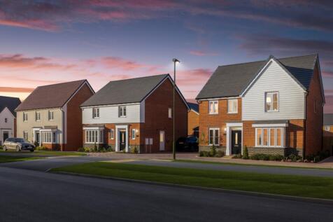 Dusk image of 4 bedroom homes at Ryebank Gate December 2024