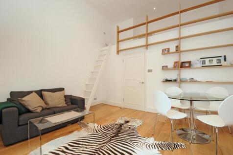 The property comprises a beautiful reception room with wood floors, high ceilings and stairs leading up to a multi-purpose mezzanine area. The bedroom has built-in wardrobes, modern kitchen and tiled