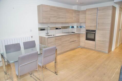 One bedroom luxury apartment with a private balcony and views towards the River Thames located in grounds of the original area of the Royal Arsenal.