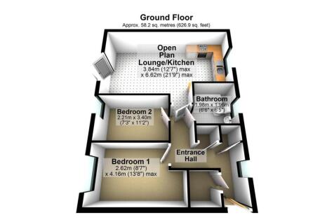 Flat 7, 2 Irthlingborough Road North, Wellingborou