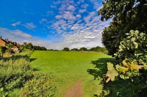 View of Oxhey Playing Fields at the end of Bramshot Way