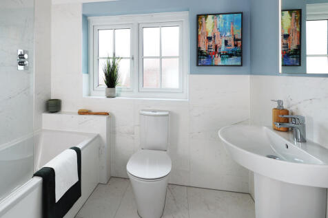 Bathroom of the Amberley, a 3 bedroom house