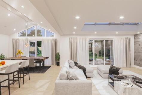 open plan living area