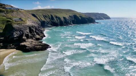 South West Coast Path from Droskyn Castle