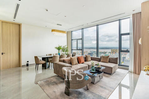 33rd Floor Premium Residence 3 Bedroom Condo For Sale - UC88, BKK1, Phnom Penh