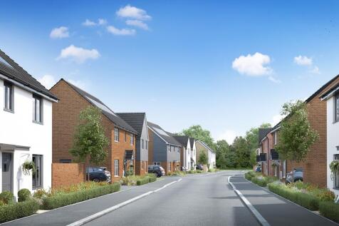 An artists impression of the road between homes 119 and 191 upwards