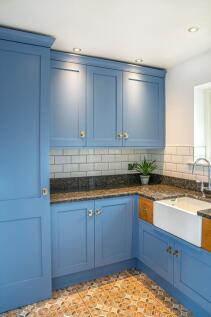 Laundry Room with fitted cuboards and belfast sink