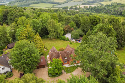 House, garden and woodland to the rear