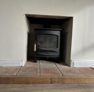 Kitchen log burner