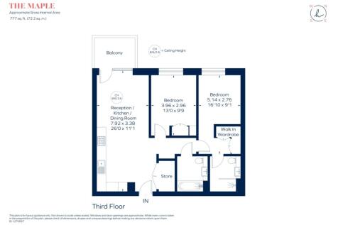 2 bed