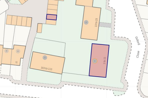 Plan showing Garage
