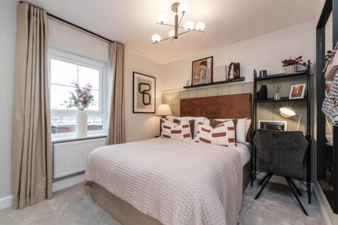 Interior view of bedroom 2 in our Moresby home