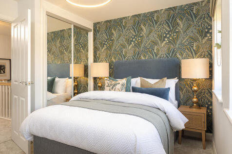 Internal image of the main bedroom in the archford at niveus walk