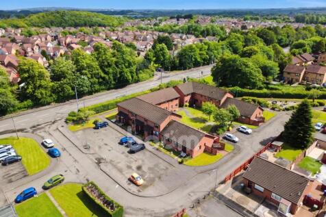 Bullwood Court, Glasgow drone shot