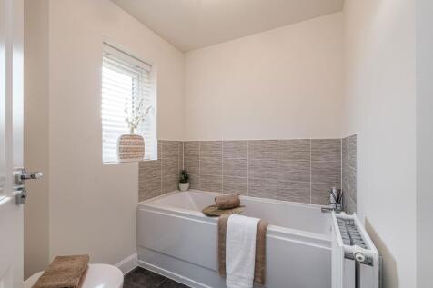 Interior view of bathroom in our Lutterworth 3 bedroom home