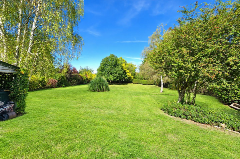 Garden looking back