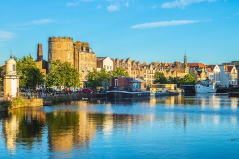 Local area of the Shore in Leith