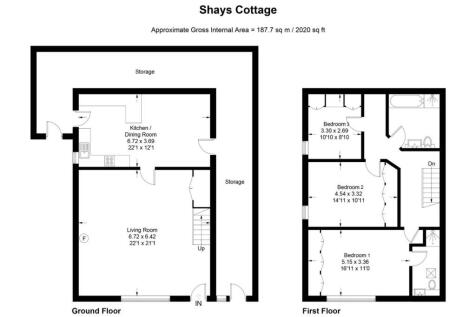 Shays Cottage Floor Plan