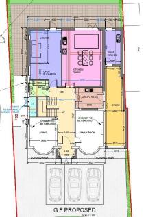 Ground floor proposed plan