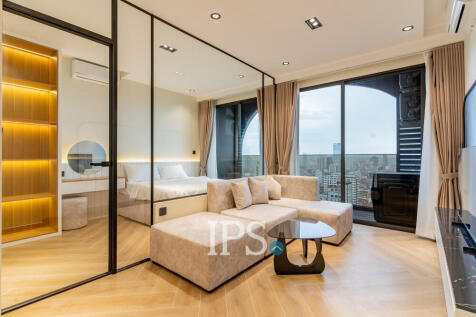 1 Bedroom Condo For Rent - Time Square 306, BKK1, Phnom Penh