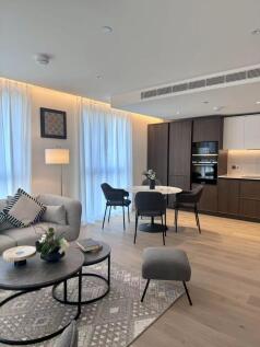 A contemporary two-bedroom apartment in Postmark, featuring a private balcony, modern interiors, and access to premium residents’ amenities in a prime central London location.