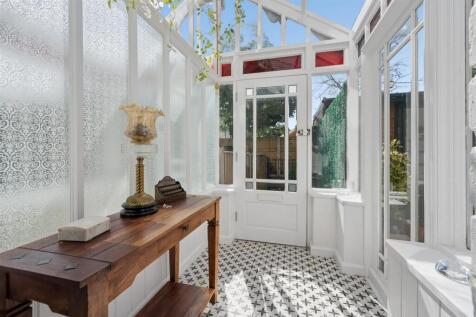 Front Pedestrian Entrance and Porch