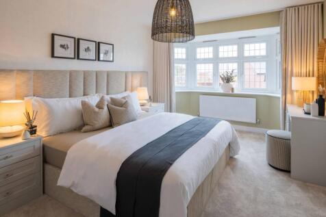 Main bedroom of the Oxford Lifestyle, a 3 bedroom house