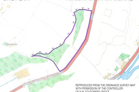 SITE PLAN- Bryn Crin Land