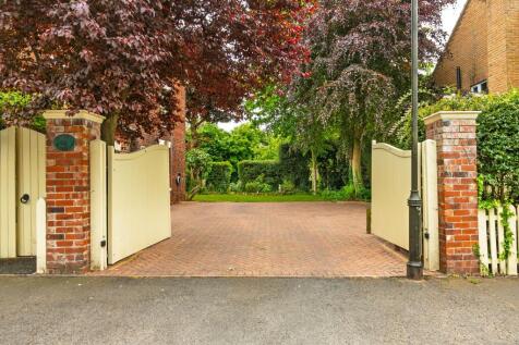 Off-street parking behind electric gates