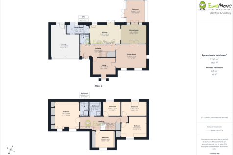 EweMove - Spalding - Werrington - Floor Plan Both
