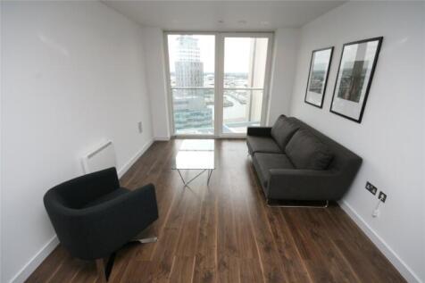 A two bedroom two bathroom apartment located in the Number One development at Media City, Salford Quays. The property is located on the twelfth floor and has a juliette balcony providing views of the