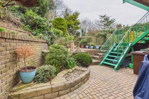 Rear garden & external stairs