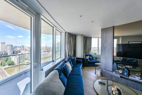 ZERO DEPOSIT AVAILABLE. LONG LET. A superbly presented and prestigious 2 bedroom, 17th floor luxury apartment with magnificent city and river city views seen from amazing wrap around balcony, concierg