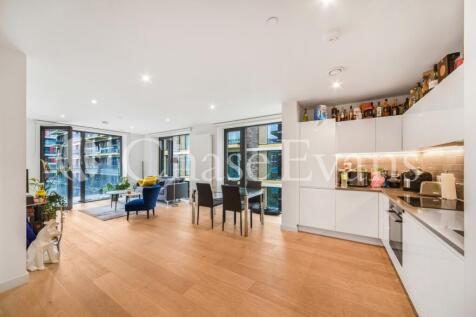 Modern two bedrooms, two bathrooms apartment situated in John Cabot House a constituent part of Royal Wharf, Royal Docks E14. Comprising a dual-aspect, open-plan living area, a modern kitchen with int