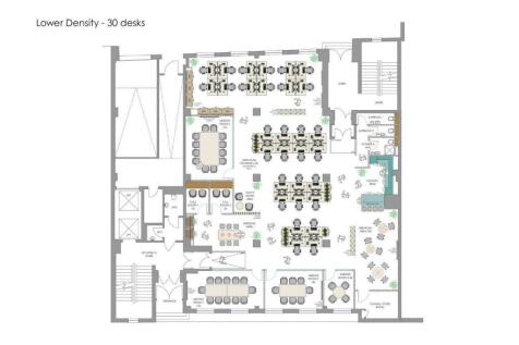 Lower Density Plan - 30 Desks
