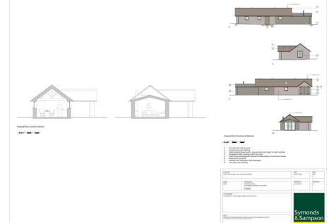 Plans &amp; Drawings PLOT 1 proposed elevations, mater