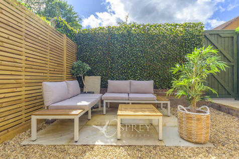 Rear Patio in the...