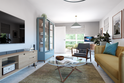 A bright and airy space to unwind