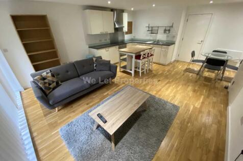 We Let Properties are proud to offer this spacious two bedroom ground floor apartment in Base Apartments located just off the Castelfield Canal. The property includes two bathrooms, private terrace an