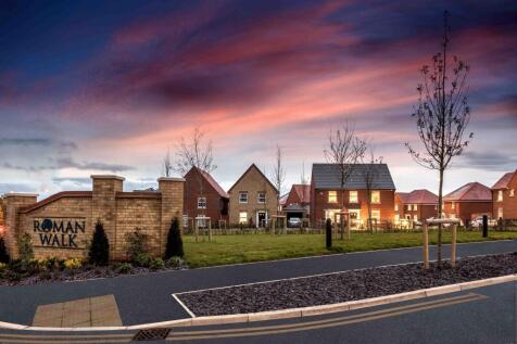 Roman Walk entrance at dusk