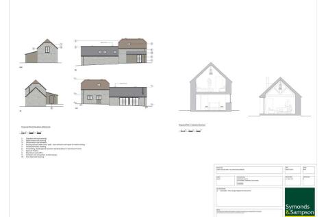 Plans &amp; Drawings PLOT 4 proposed elevations, mater