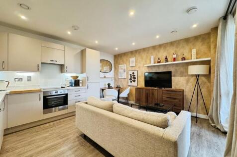 Reception/kitchen/dining area
