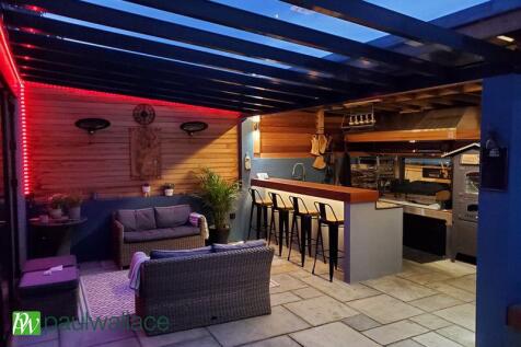 Evening BBQ & Seating Area