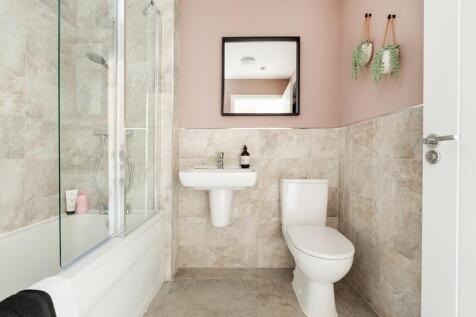 Choose from a range of tiles to personalise the main bathroom