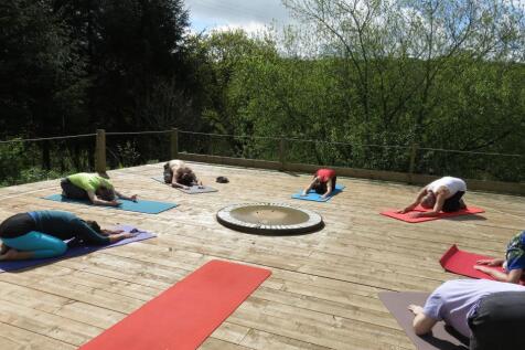 Decking used for Yoga (owner picture)