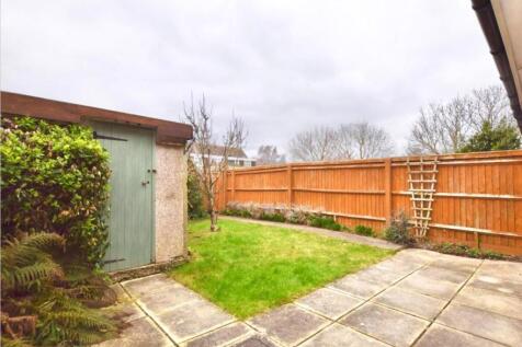 Rear Garden & Back Entrance to Garage from Kitchen
