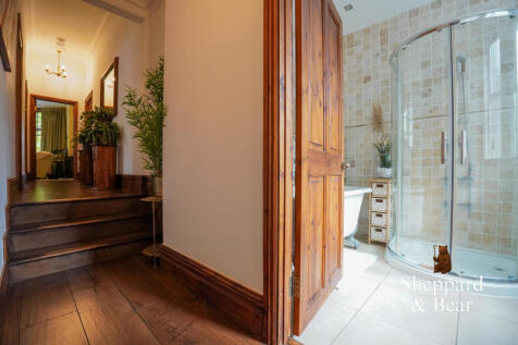 Hallway and Bathroom