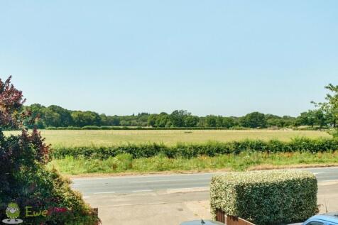 Views over fields to the front