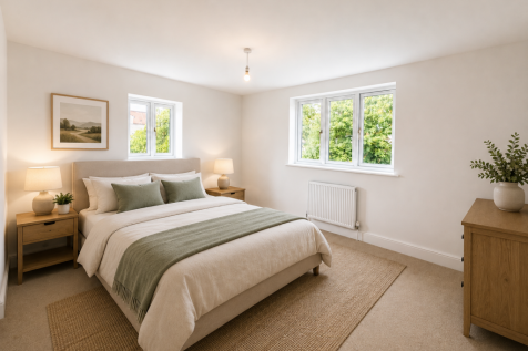 Staged Bedroom