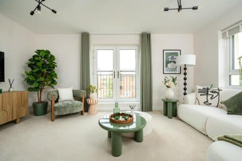 Located on the first floor with elevated views and double doors
